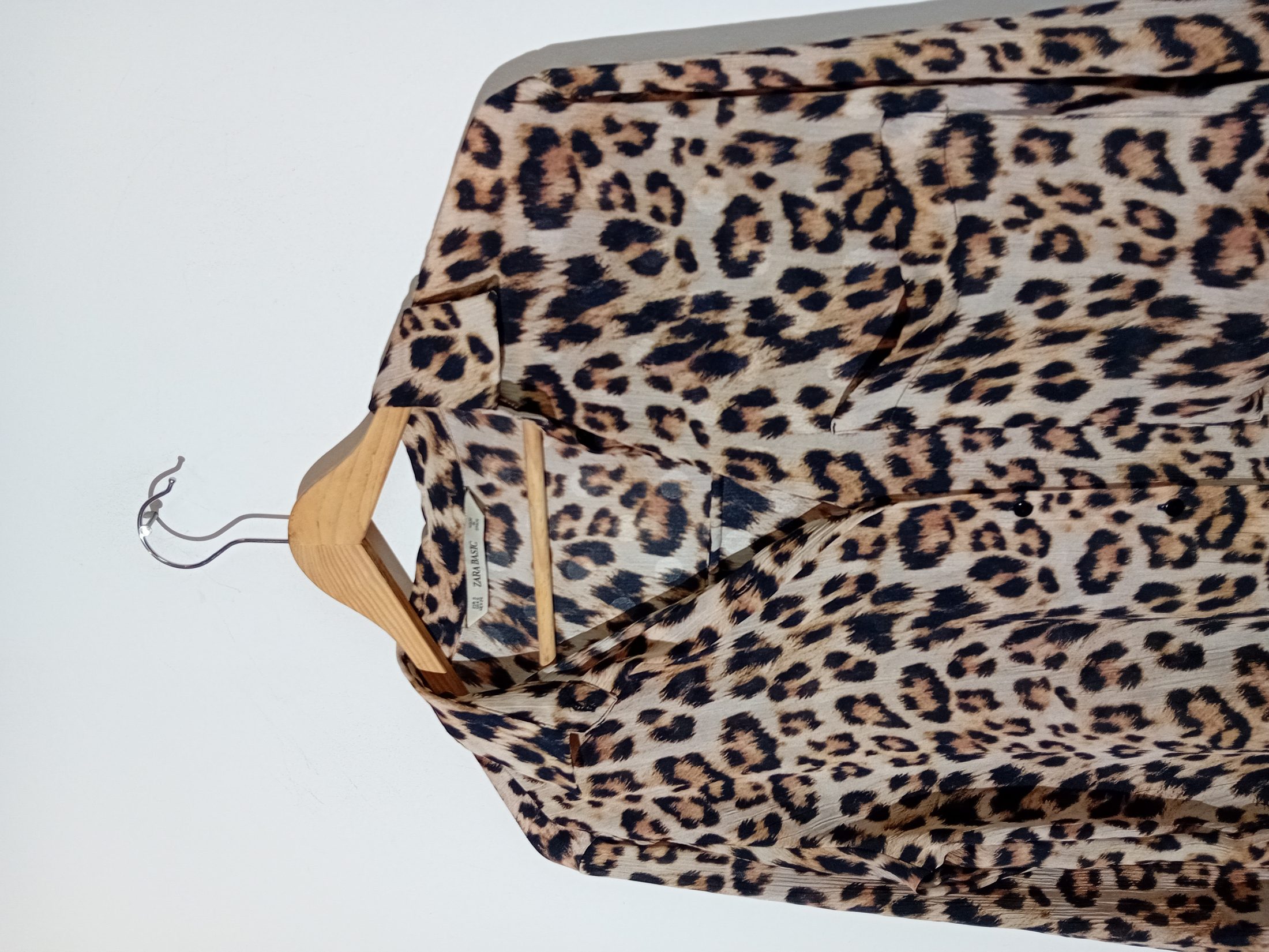 Chemise Fluide Motif Léopard Zara S (T5658) Très bon état - Vue 3 - 